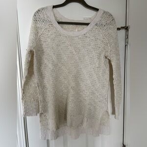 FREE PEOPLE • WOMENS SWEATER • SIZE SMALL • CREAM